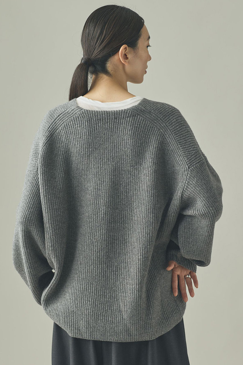 Curensology(カレンソロジー)｜ウールカシミヤUネックニットプル
