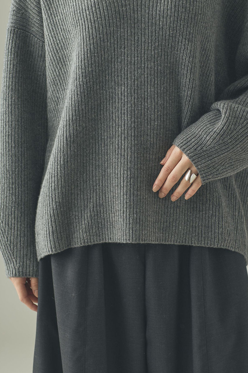 【ゆう】美品✨ Curensology カレンソロジー Curensology(カレンソロジー)｜ウールカシミヤUネックニットプル