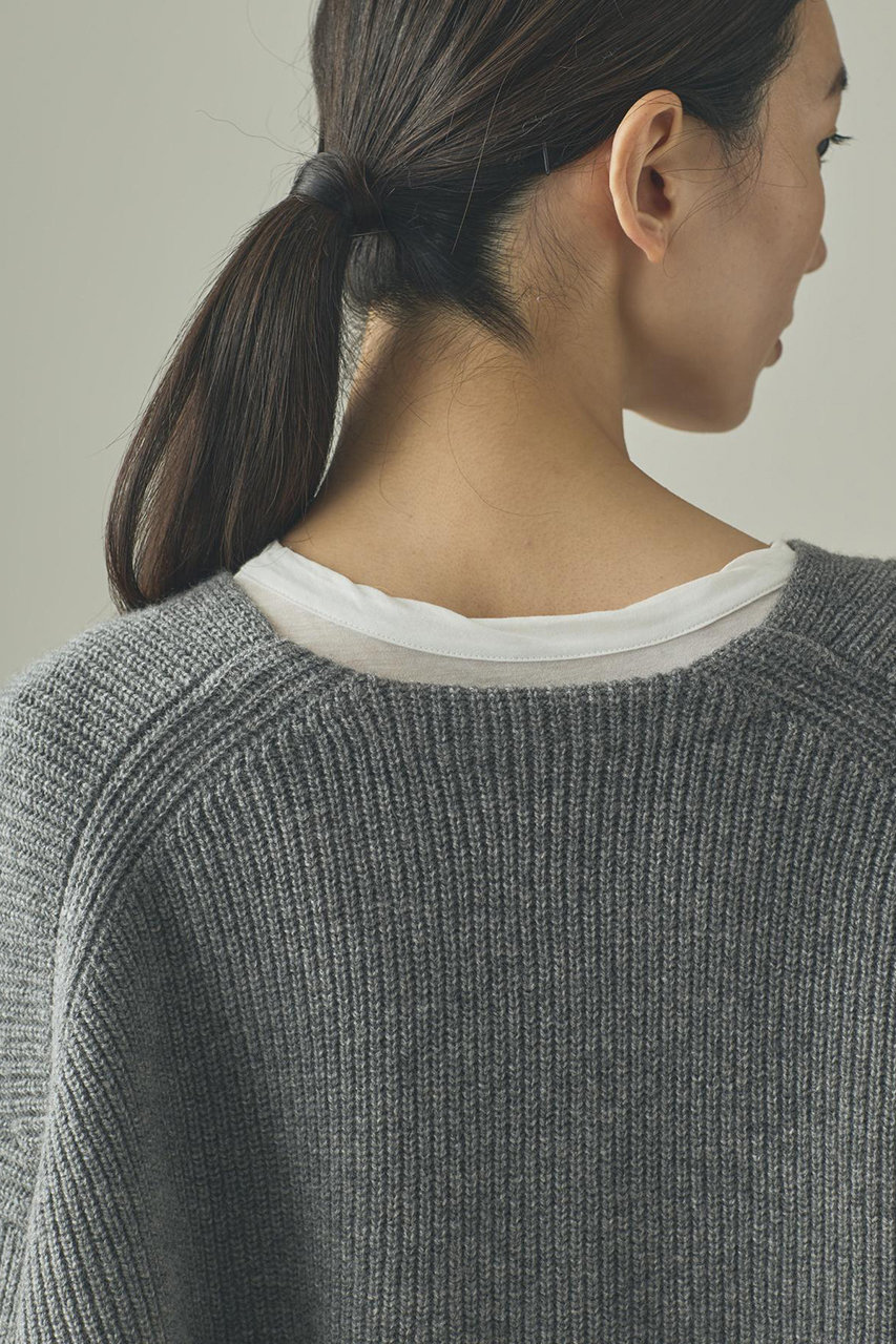 Curensology(カレンソロジー)｜ウールカシミヤUネックニットプル