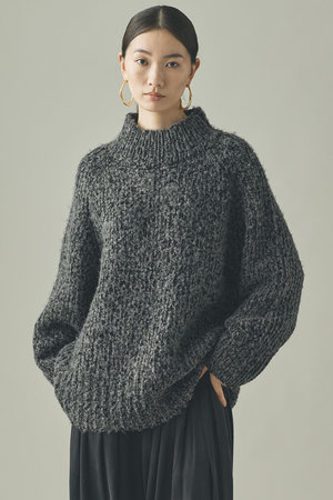 カレンソロジー/CurensologyのMIXブークレニットプルオーバー(110300/110301)