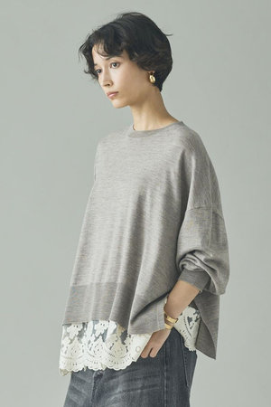 カレンソロジー/Curensologyの【予約販売】ハイゲージレースニットプルオーバー(110300/110301)