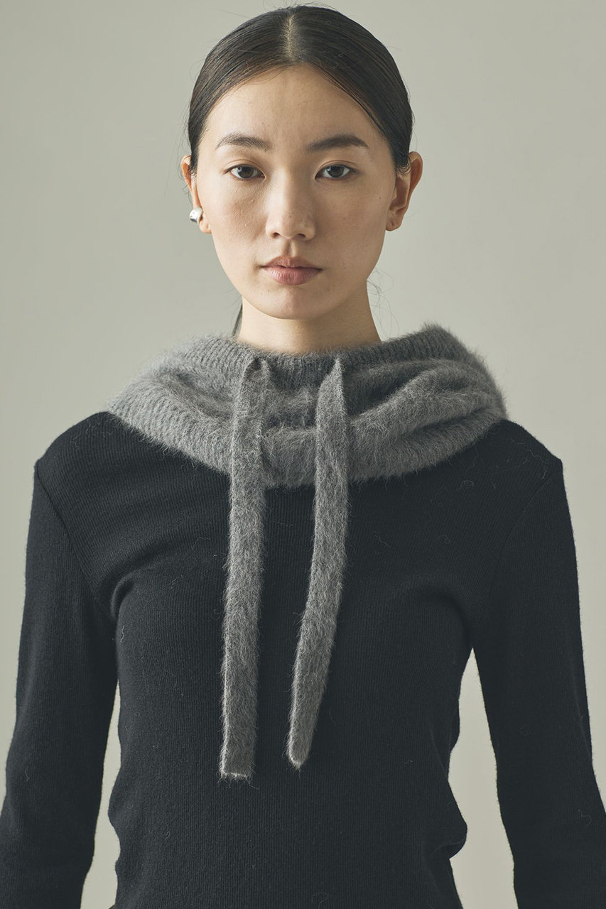 Curensology(カレンソロジー)｜FOXカシミヤバラクラバ/グレー の通販