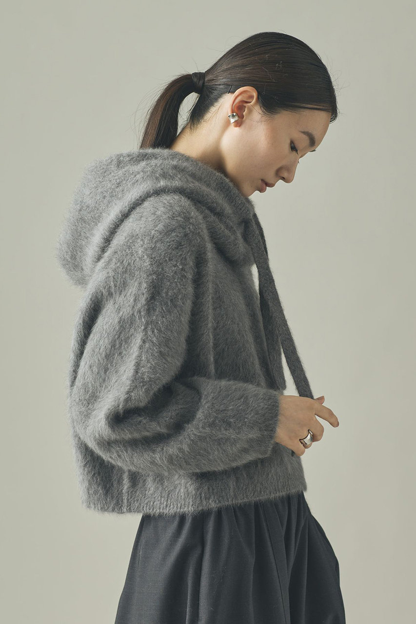Curensology(カレンソロジー)｜FOXカシミヤバラクラバ/グレー の通販
