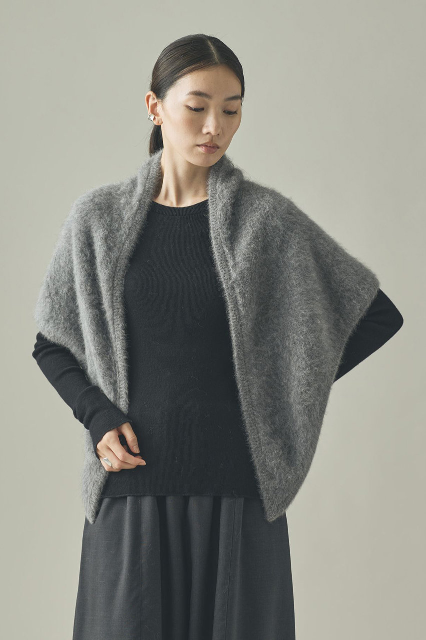 Curensology(カレンソロジー)｜FOXカシミヤストール/グレー の通販