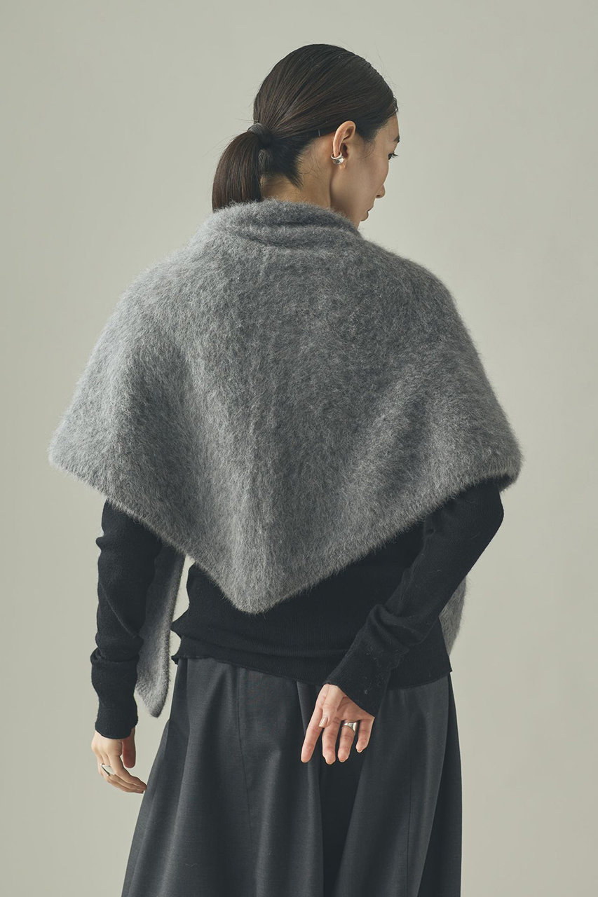 Curensology(カレンソロジー)｜FOXカシミヤストール/グレー の通販