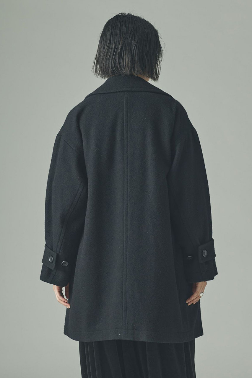 Curensology(カレンソロジー)｜【予約販売】メルトンPコート/ブラック