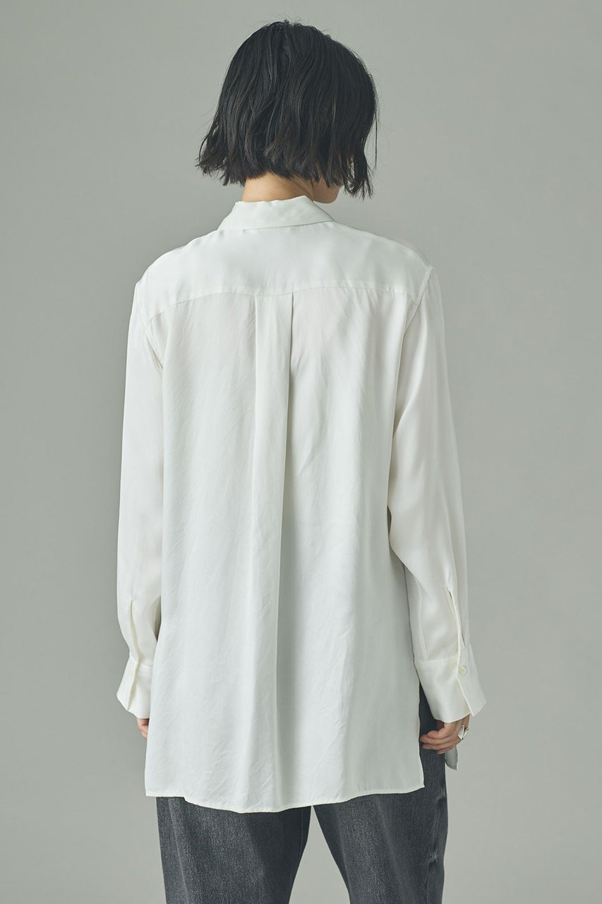 Curensology(カレンソロジー)｜【予約販売】キュプラサテンシャツ