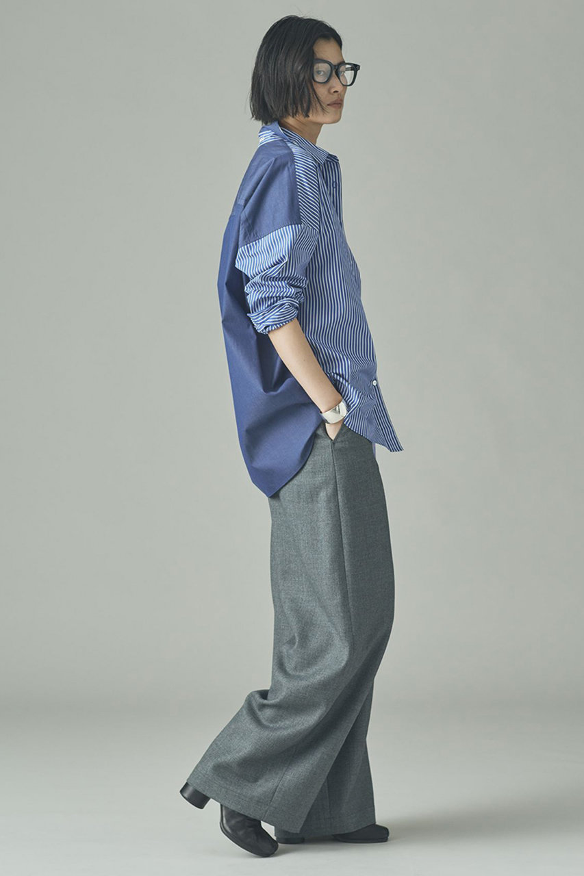 Curensology(カレンソロジー)｜〈&RC〉ビッグシャツコンビ/ネイビー の