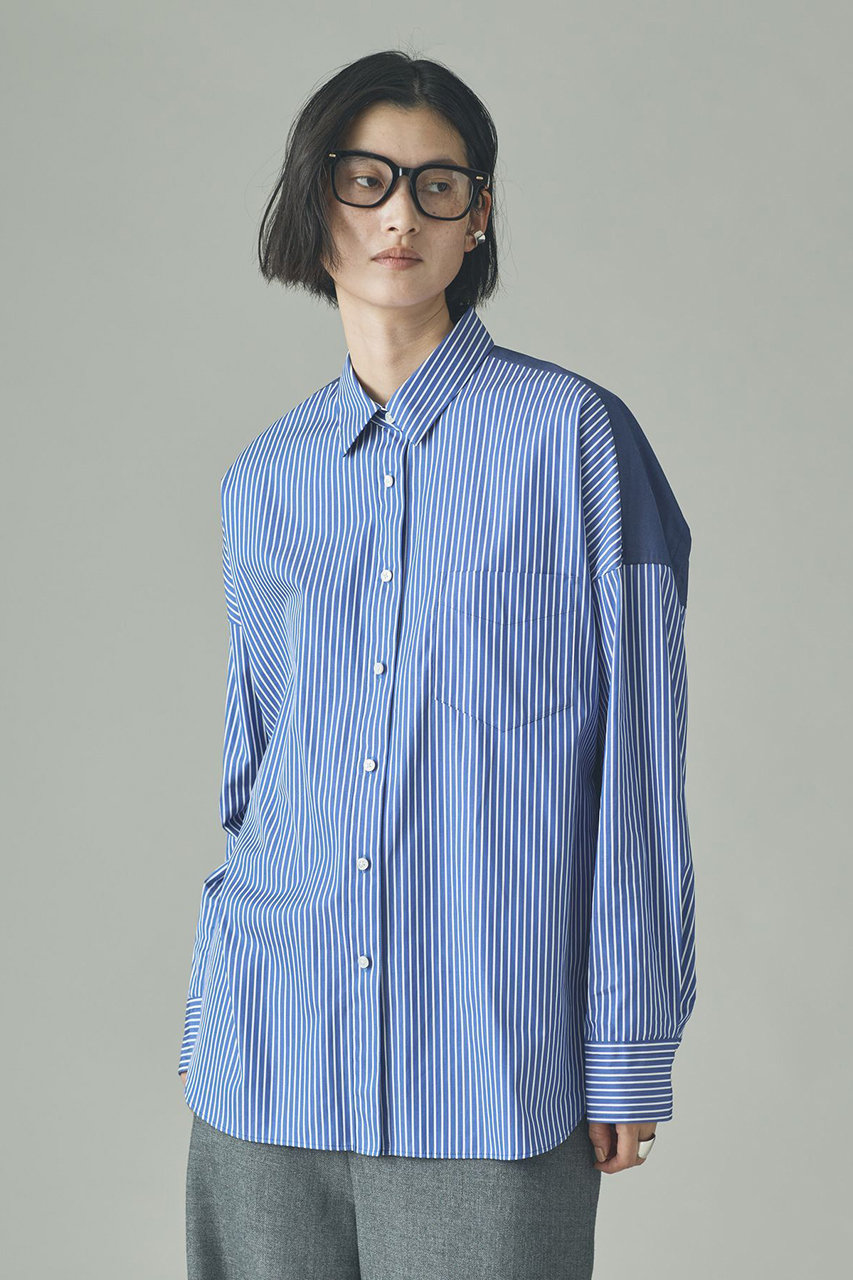 Curensology(カレンソロジー)｜〈&RC〉ビッグシャツコンビ/ネイビー の