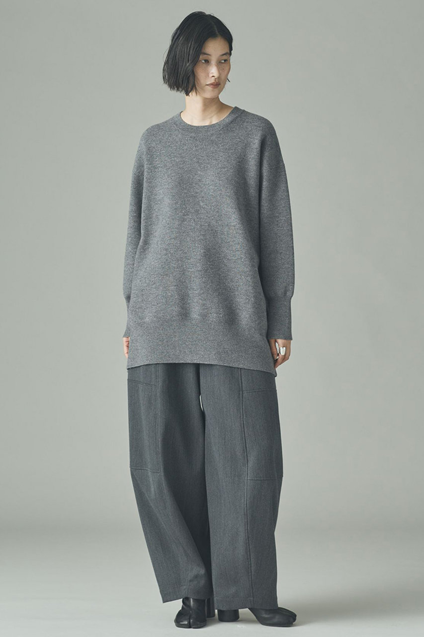 Curensology(カレンソロジー)｜ダブルフェイスロングニットプル