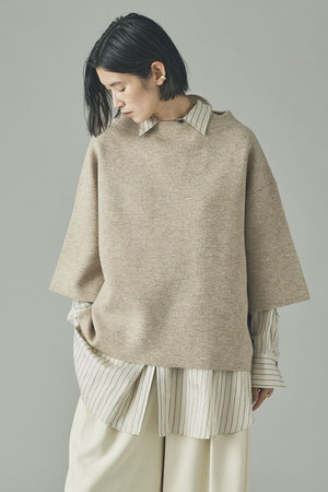 カレンソロジー/Curensologyの【予約販売】ダブルフェイスニットプルオーバー(110300/110301)