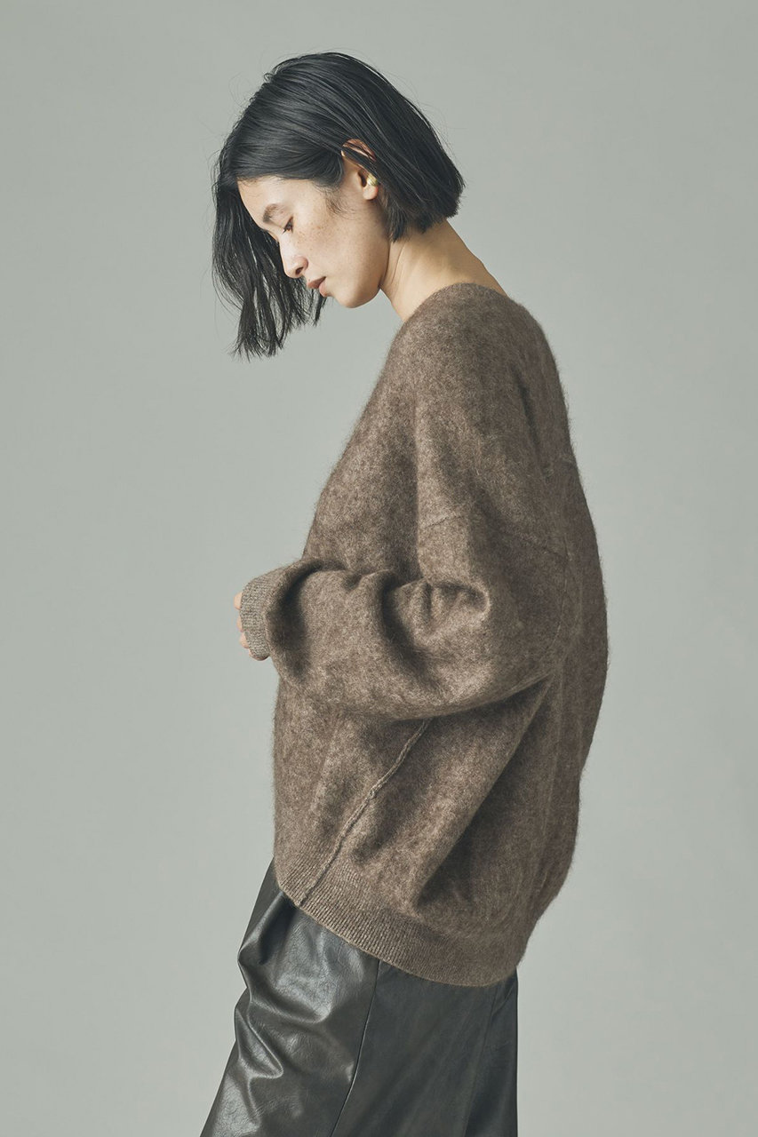 Curensology(カレンソロジー)｜ヤクニットプルオーバー/モカ の通販