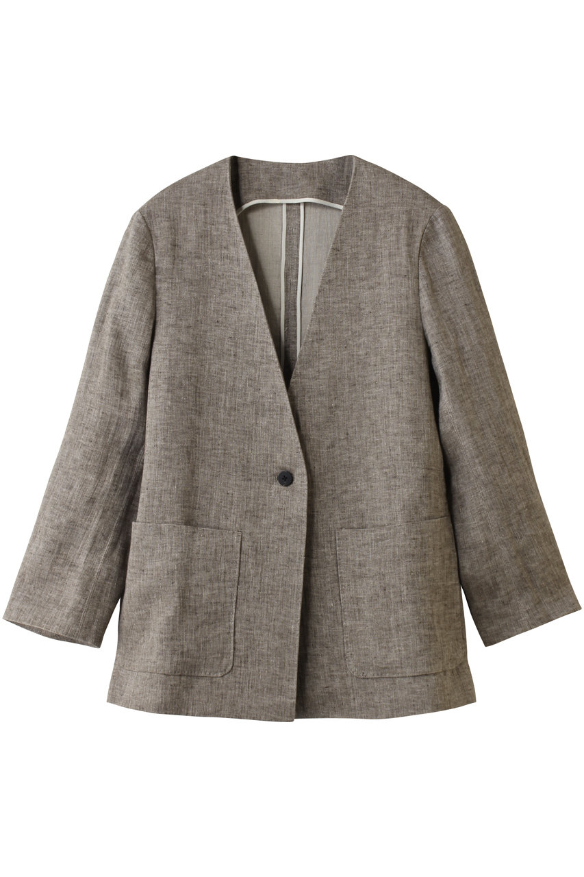 カレンソロジー/Curensologyのダブルリネンジャケット(ベージュ/642812)