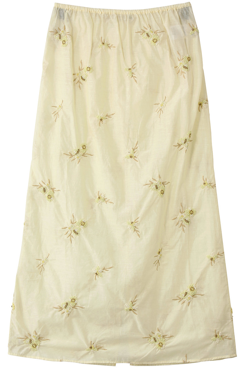 カレンソロジー/Curensologyのフラワービーズスカート(オフホワイト/641728)