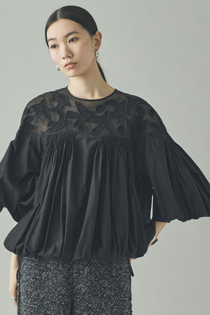 カレンソロジー/Curensologyの【予約販売】バードシシュウブラウス(110400/110402)