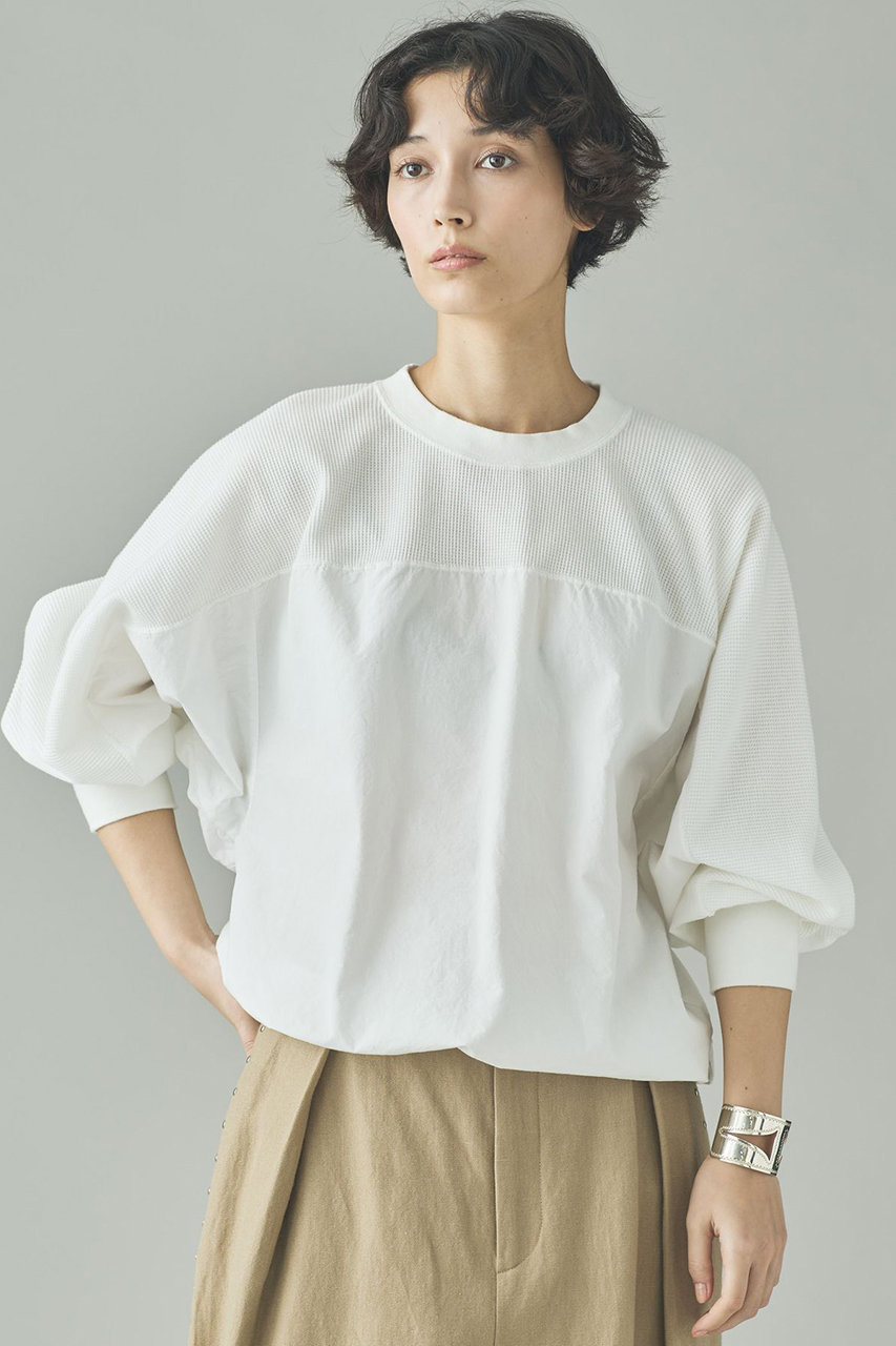 カレンソロジー/Curensologyのワッフルドロストプルオーバー(ホワイト/633889)