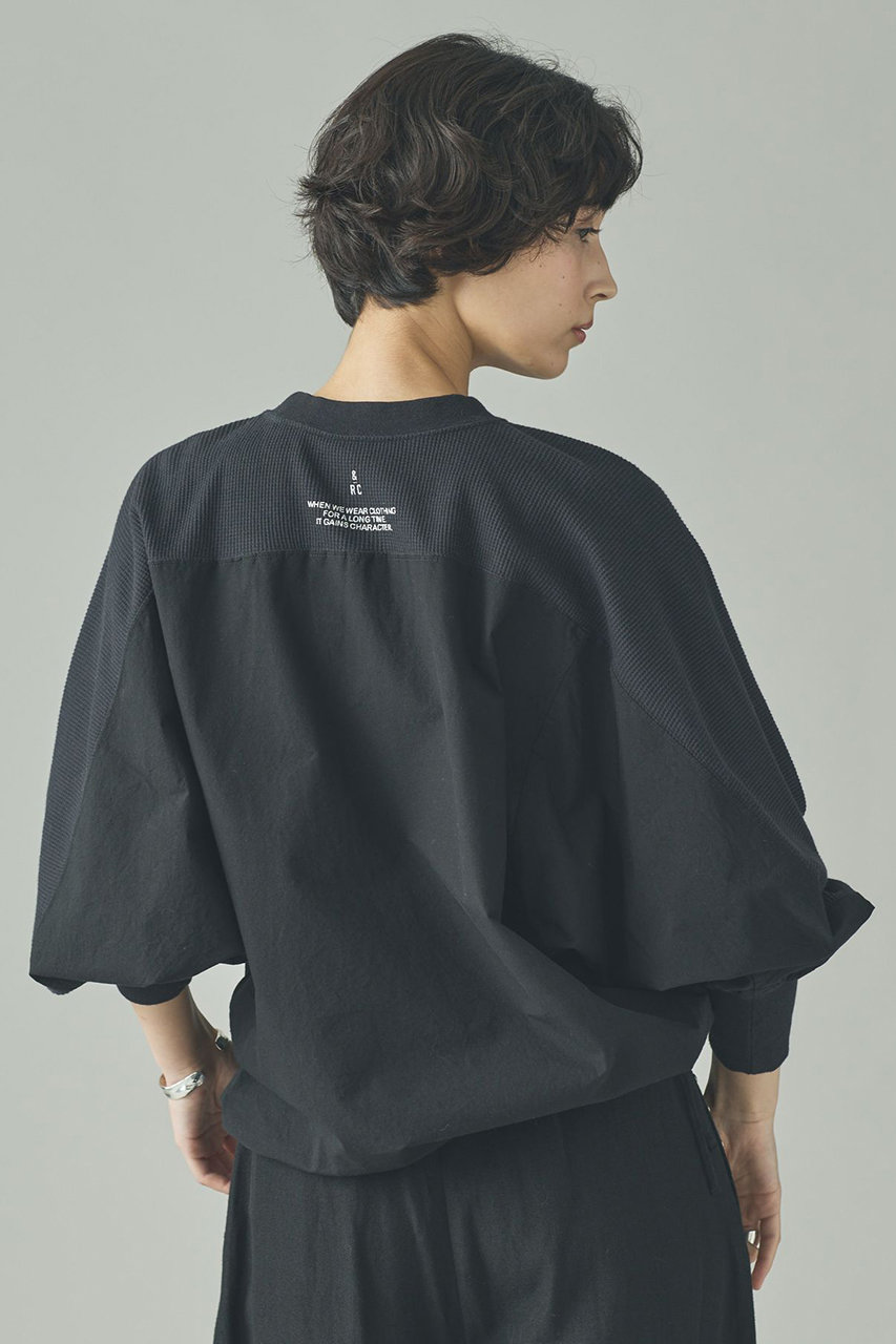 カレンソロジー/Curensologyの【予約販売】ワッフルドロストプルオーバー(ブラック/633889)