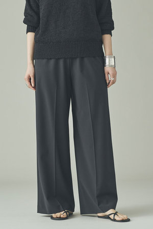 カレンソロジー/Curensologyのウールブレンドセンタープレスパンツ(110600/110601)