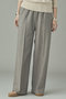 ウールブレンドセンタープレスパンツ カレンソロジー/Curensology ライトグレー