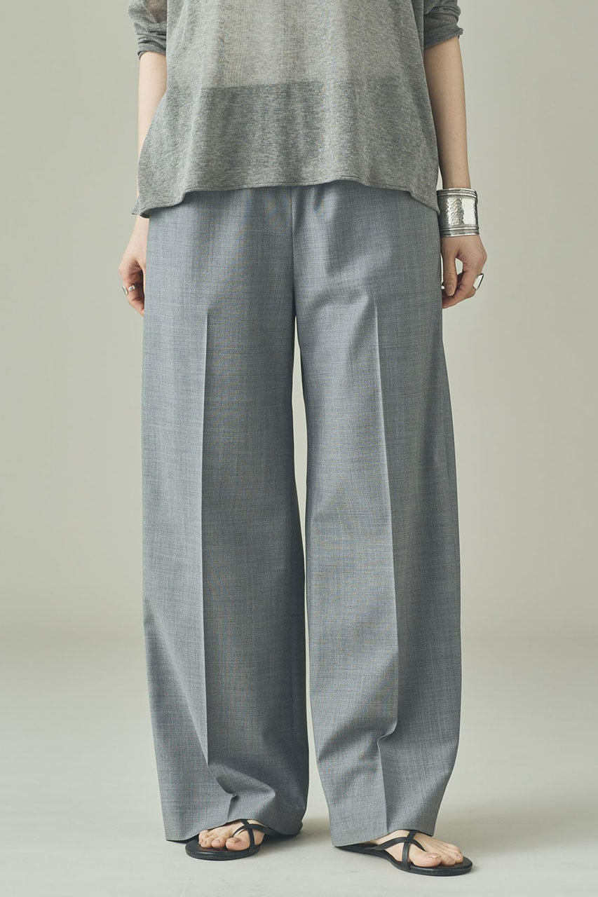 カレンソロジー/Curensologyのウールブレンドセンタープレスパンツ(ライトグレー2/643233)