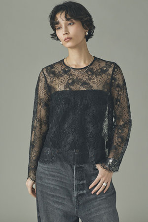 カレンソロジー/Curensologyの【予約販売】〈C.S.G〉リネンリバーレースブラウス(110400/110403)