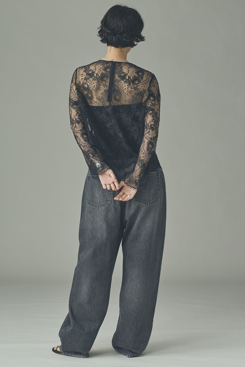 Curensology(カレンソロジー)｜〈C.S.G〉リネンリバーレースブラウス