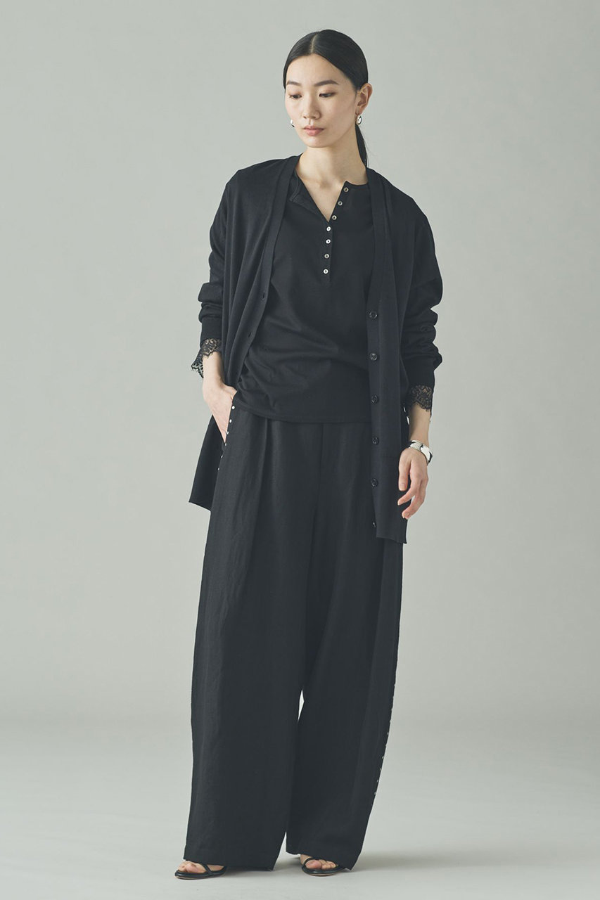 新品✨未使用✨カレンソロジー Curensology ストレッチ Gジャン 黒 Curensology(カレンソロジー)｜【予約販売】ファインコットンVネック