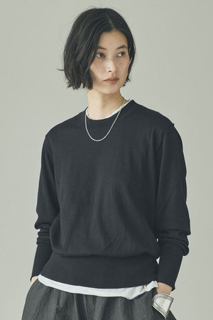 カレンソロジー/Curensologyの【予約販売】ファインコットンクルーネックプルオーバー(110300/110301)