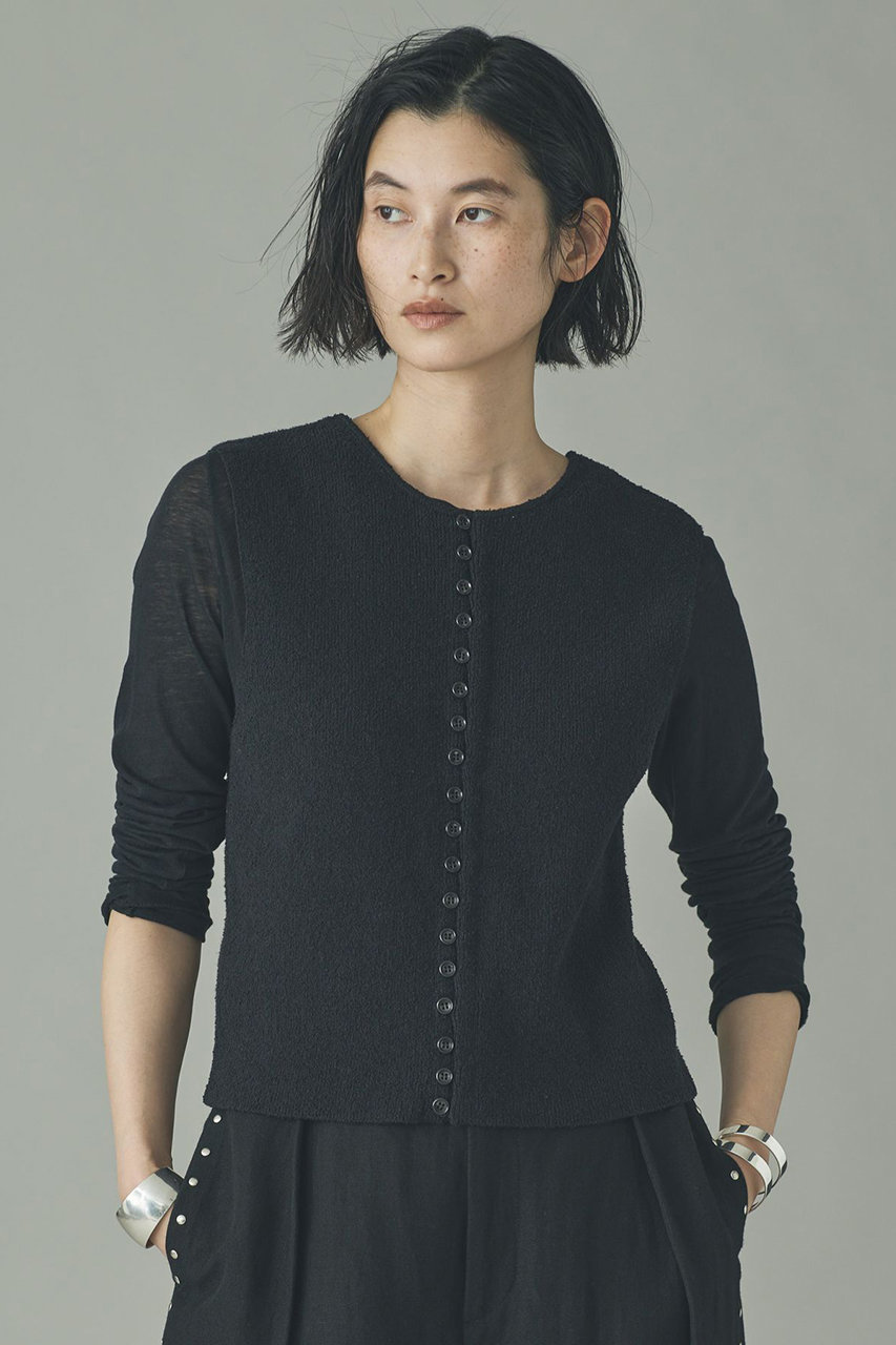 カレンソロジー/Curensologyの2WAYフリゼニットベスト(ブラック/639450)