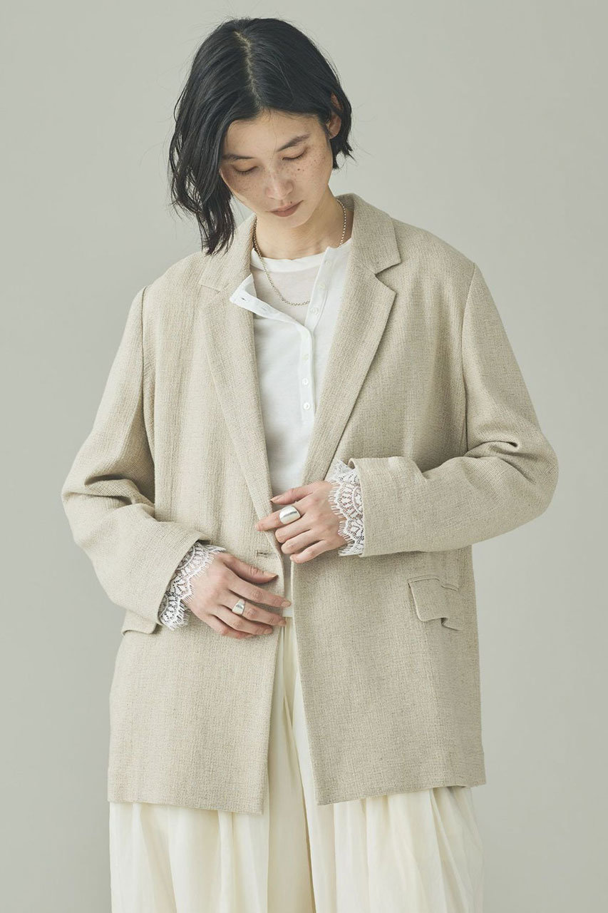 Curensology パナマジャケット (ベージュ, F) カレンソロジー ELLE SHOP