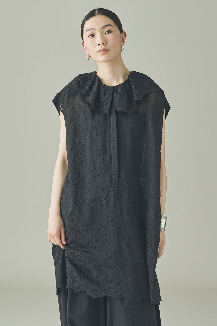 カレンソロジー/Curensologyの【予約販売】レースチュニックブラウス(ブラック/627011)