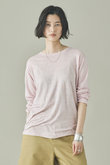 シアーリネンロングスリーブTシャツ
