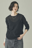 チュールロングスリーブTシャツ