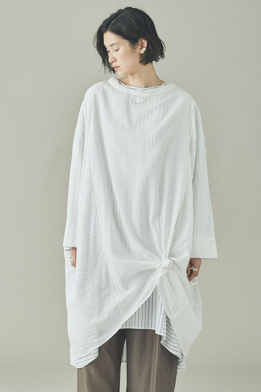 カレンソロジー/Curensologyの【予約販売】カディフルイドブラウス(ホワイト/642314)