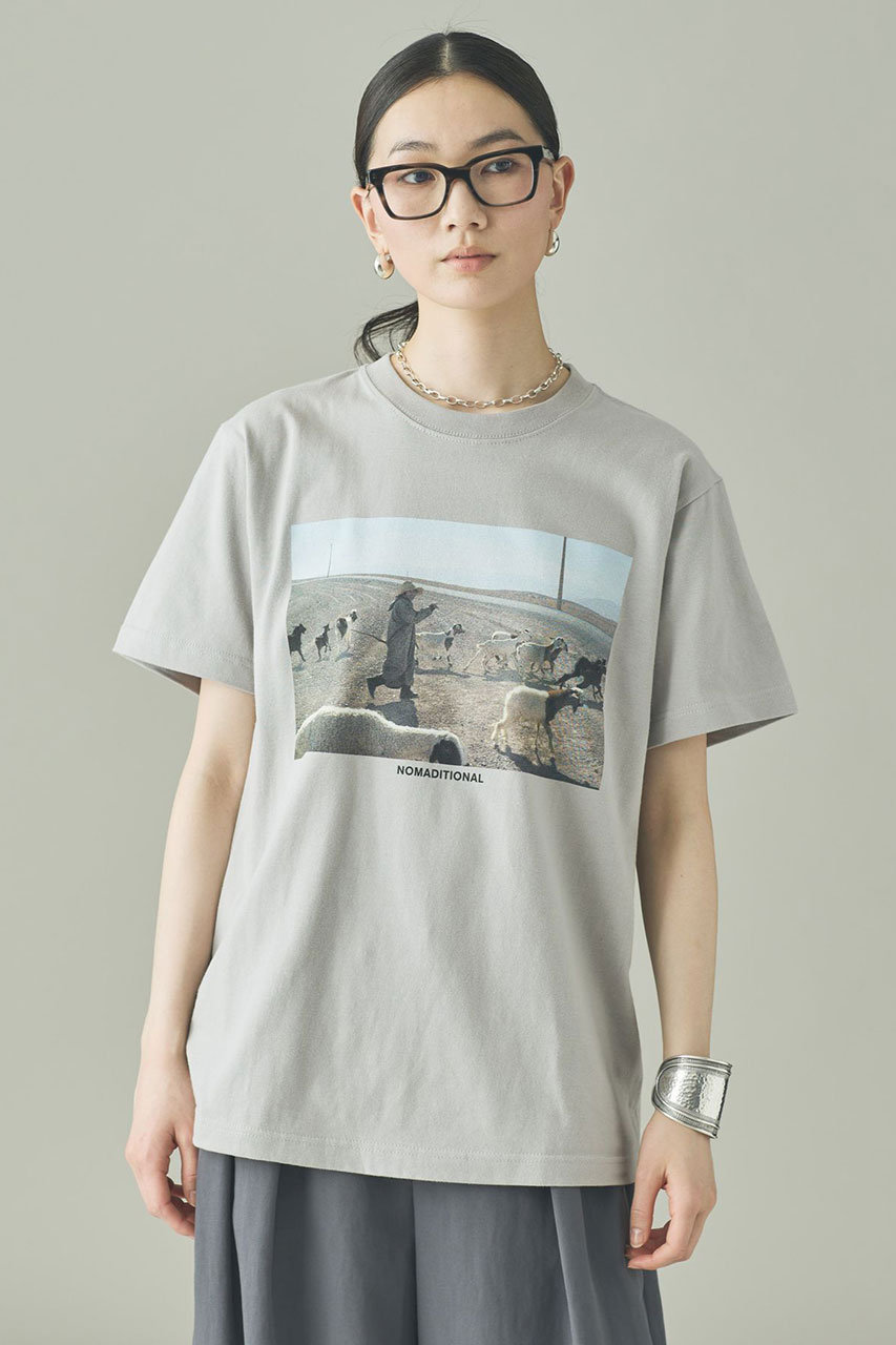 美品☆Curensology カルチャーショートスリーブTシャツ　カレンソロジー Curensology（カレンソロジー） tシャツ /「UNIVERSAL OVERALL」別注