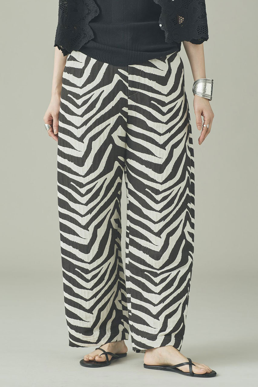 カレンソロジー/Curensologyの【予約販売】〈C.S.G〉ゼブラジャカードパンツ(ブラック/642583)