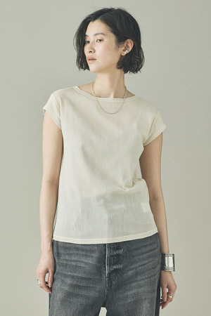 カレンソロジー/Curensologyの【予約販売】コットンチュールショートスリーブプルオーバー(110100/110102)