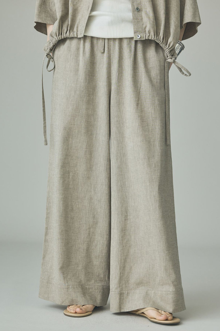 カレンソロジー/Curensologyの【予約販売】リネンミックスドロストパンツ(ベージュ/642826)