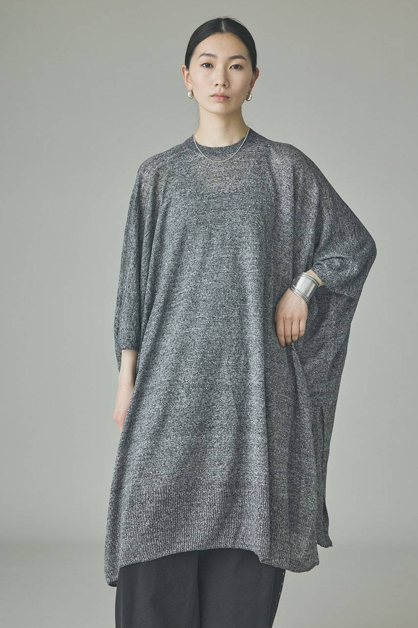 カレンソロジー/Curensologyの【予約販売】リネンオーバーチュニック(ブラック/670516)