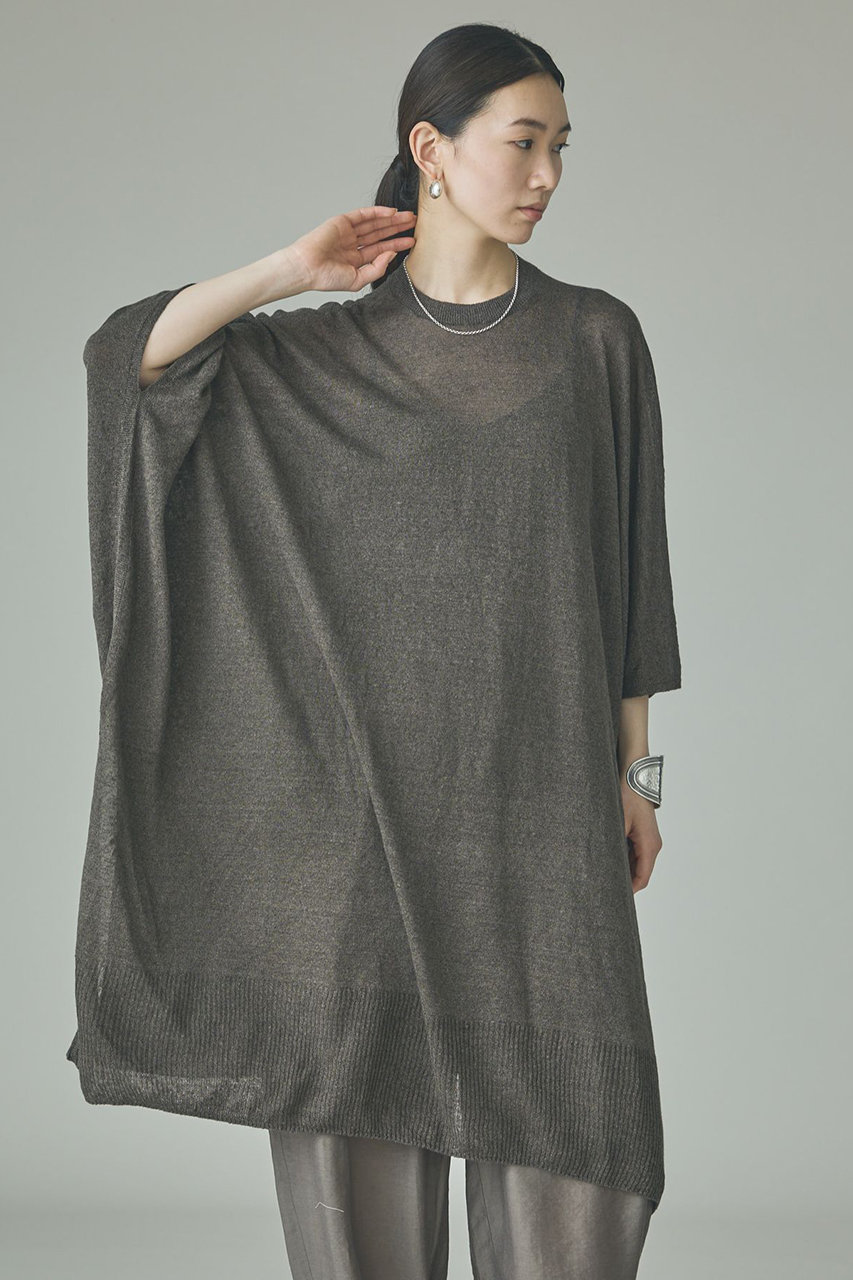 カレンソロジー/Curensologyの【予約販売】リネンオーバーチュニック(ブラウン/670516)