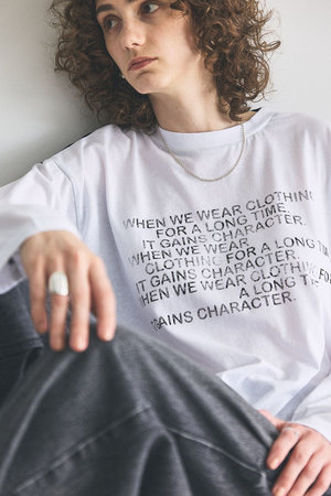 カレンソロジー/Curensologyの【予約販売】【UNIVERSAL OVERALL】別注シアーロングスリーブTシャツ(110100/110103)