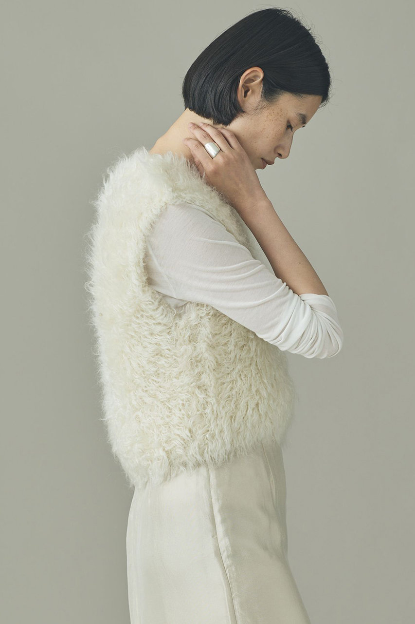 Curensology(カレンソロジー)｜【予約販売】ヘザーモヘアベスト/オフ
