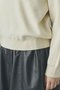 【予約販売】コットンカシミヤクルーネックプルオーバー カレンソロジー/Curensology
