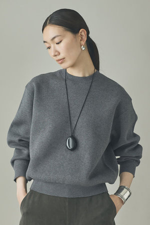 カレンソロジー/Curensologyの【予約販売】コットンカシミヤクルーネックプルオーバー(110300/110301)