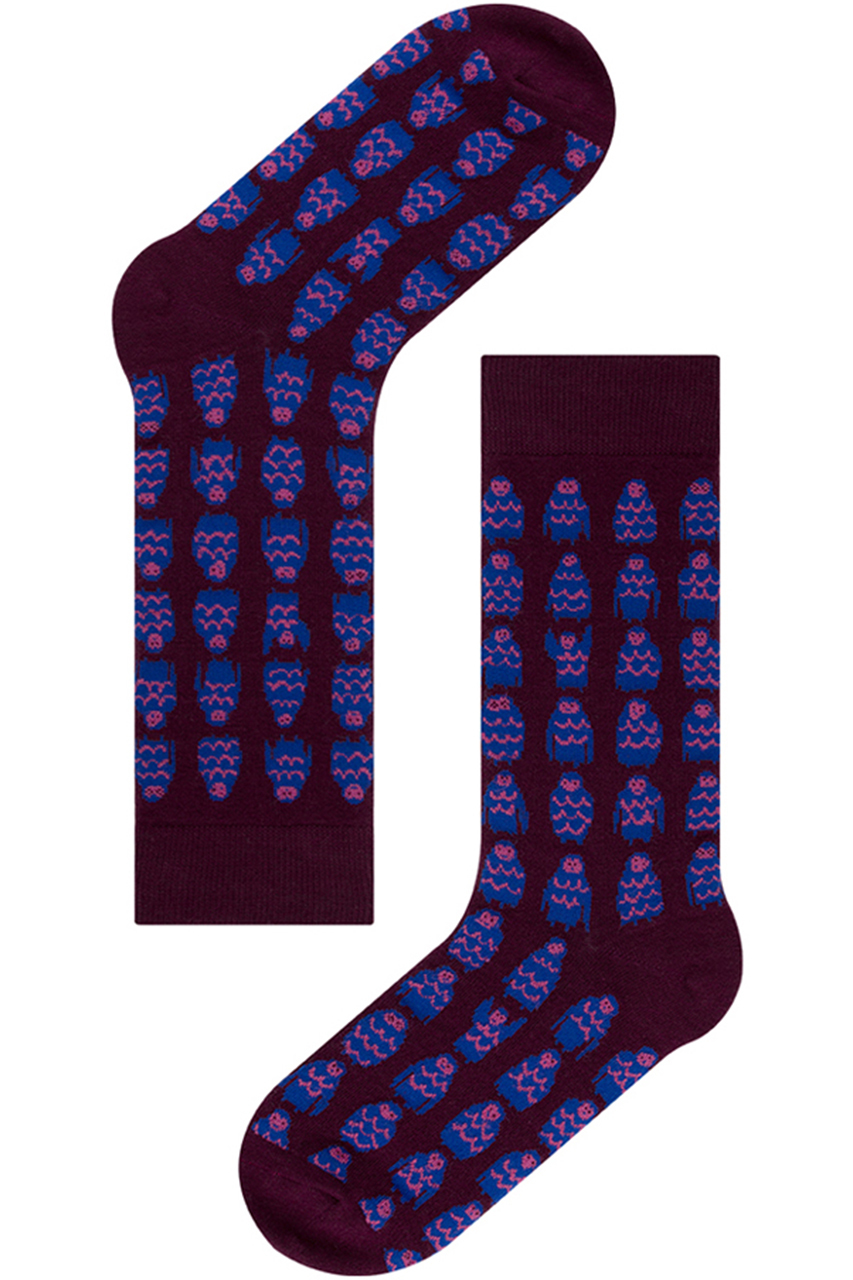 socks appeal ソックスアピール 【OTTAIPNU×socksappeal】ソックス ハローフクロウ