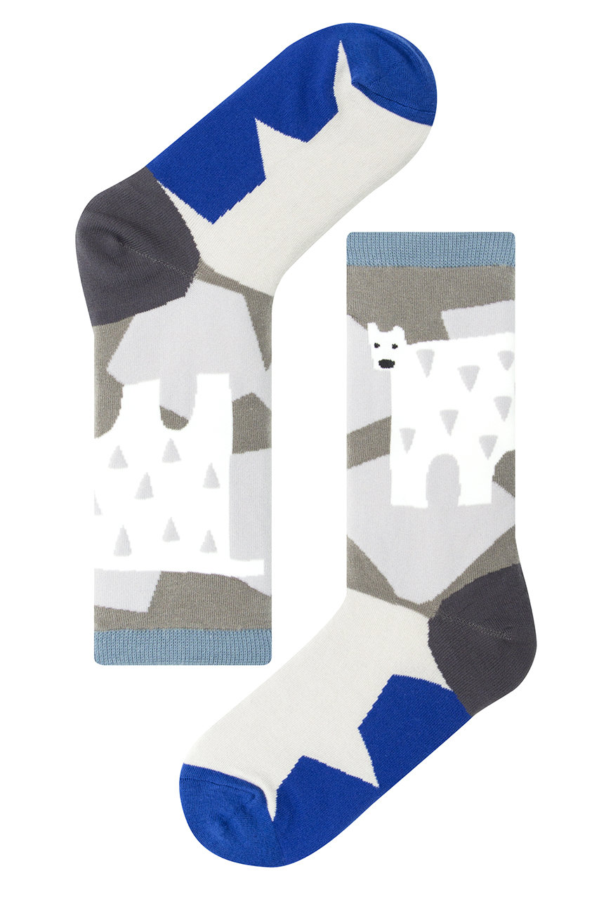 socks appeal ソックスアピール 【OTTAIPNU×socksappeal】ソックス ノースエンドシロクマ