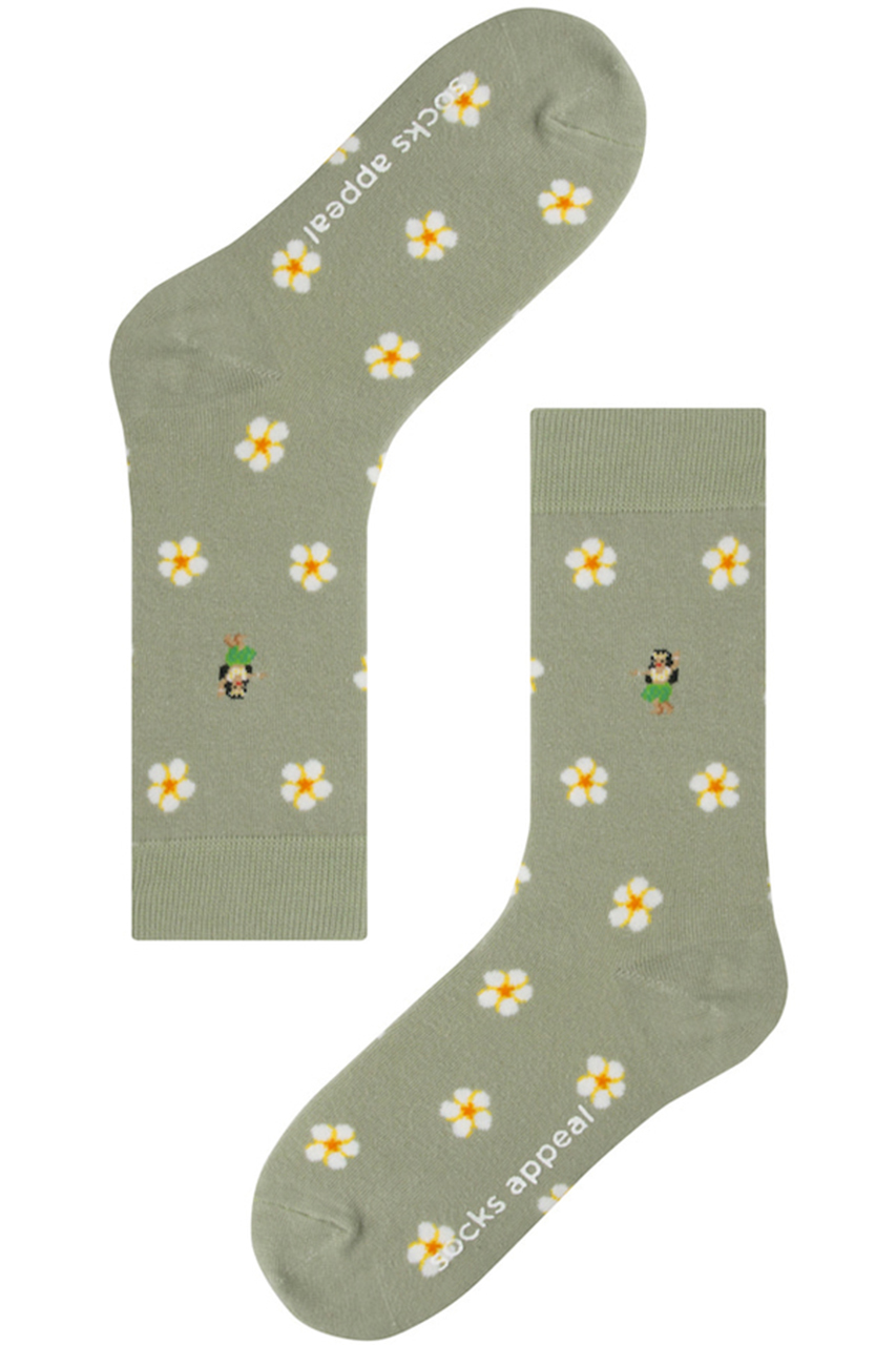 socks appeal ソックスアピール ソックス ハワイアンフラワー