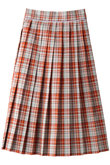 タータンチェックプリーツスカート