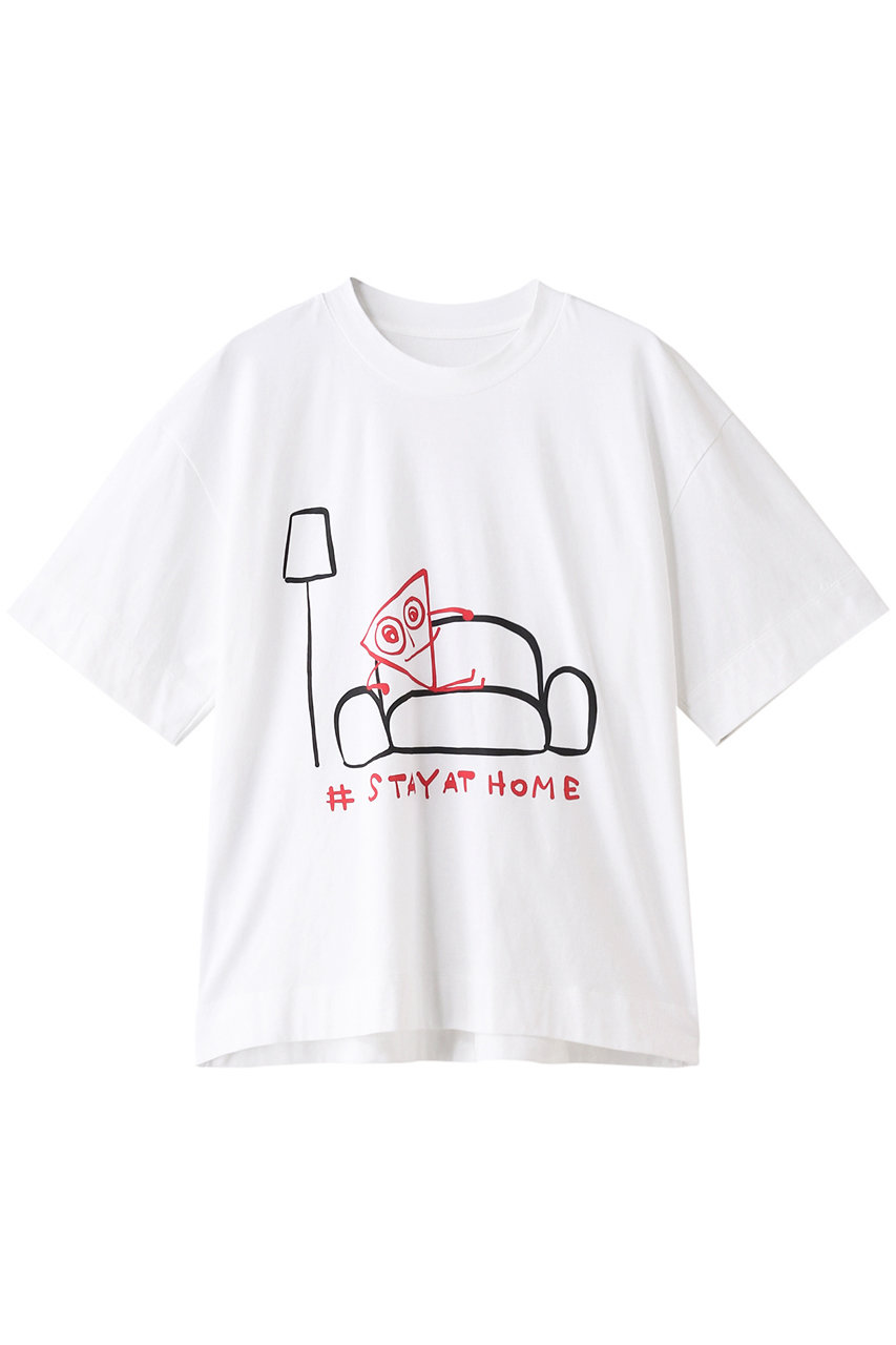 Plan C Stay At Home Tシャツ ホワイト の通販 Elleshop エル