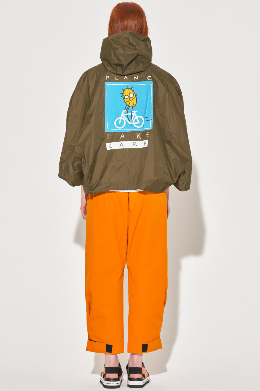 PLAN C [TAKE CARE]RIDE THE BIKE ショートポンチョ - www.stedile.com.br